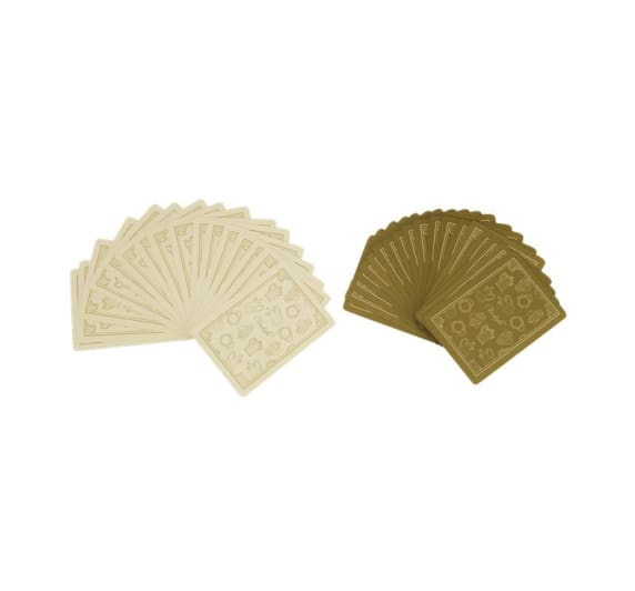 Set of two 54 game cards
